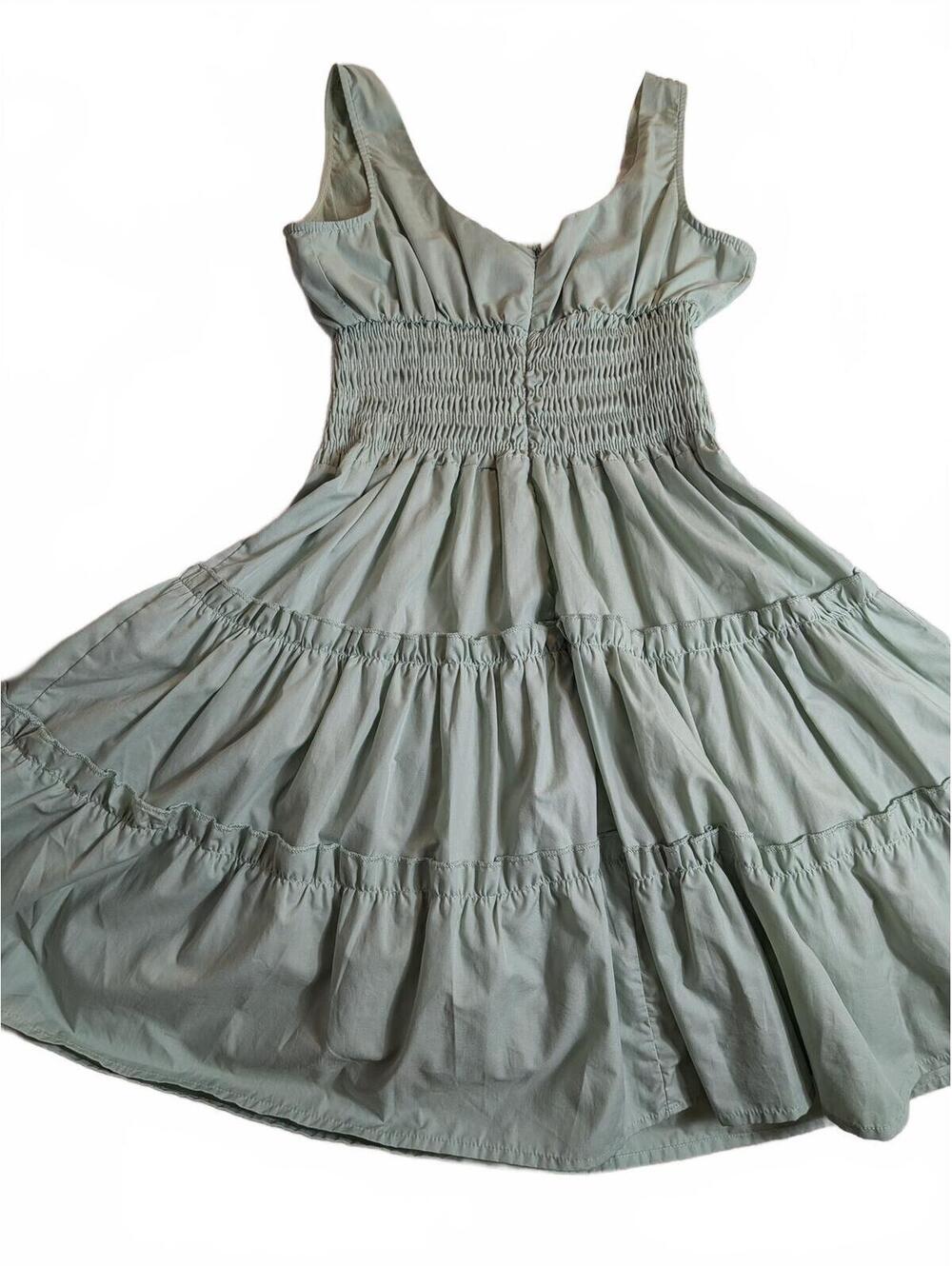 Patel Mint Green Small Coquette Romantic Summer Wedding Emory Park Mini Dress - Picture 3 of 8